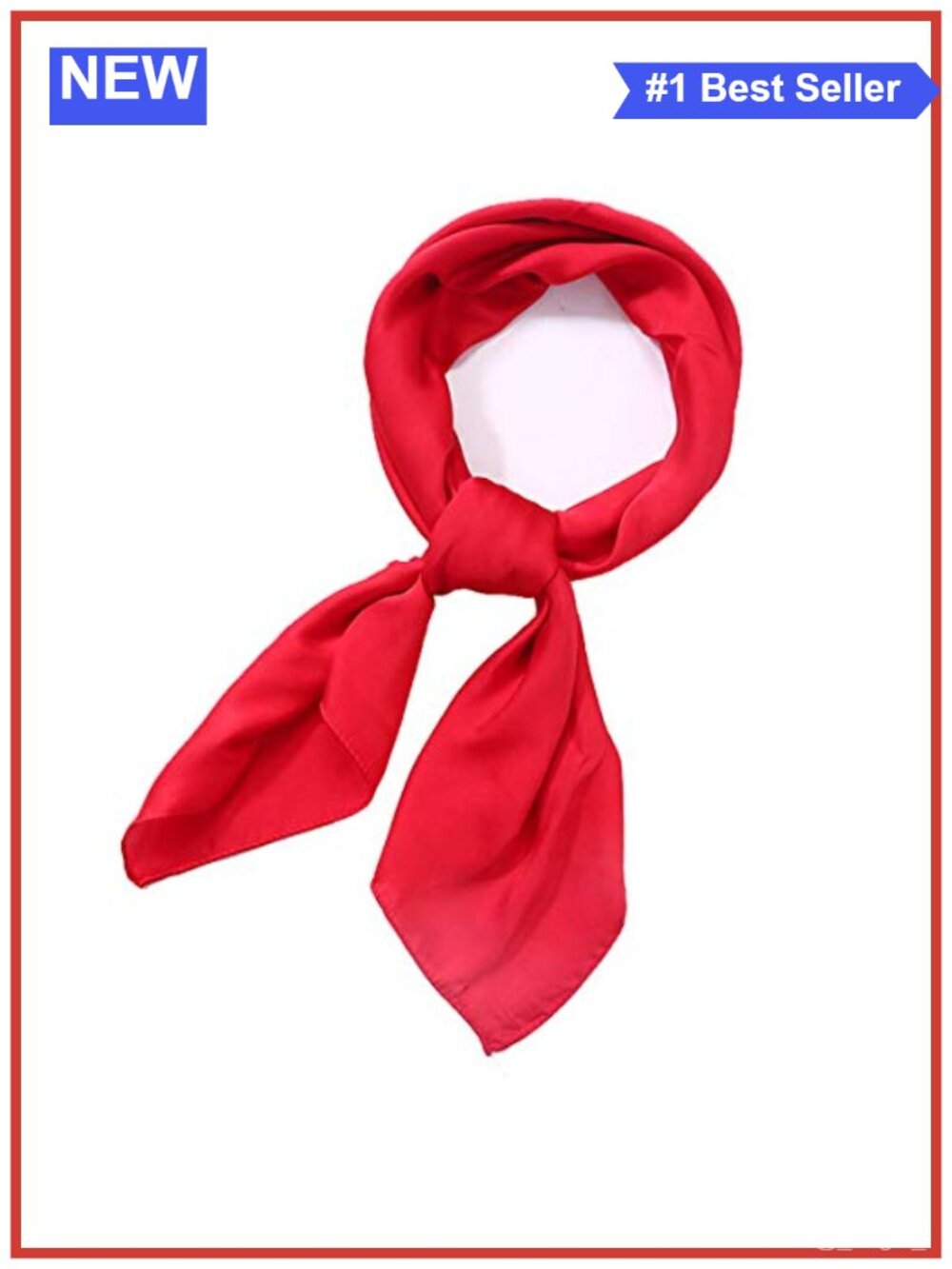 Satin Square Scarf 27x27 Polyester Hair Neck Scarf Women